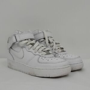 Nike Big Kids' Air Force 1 Mid OG Triple White DH2933-111 Retro Shoes 4.5Y Youth
